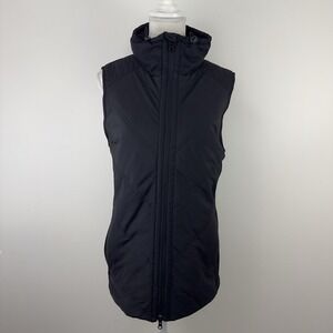 T by Talbots Women's Black Quilted Sleeveless Vest Size‎ M NWT $129 Zip
